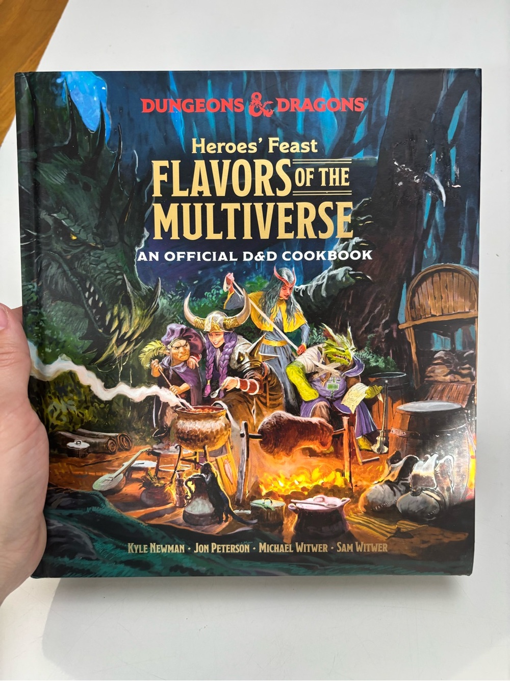 Dungeons & Dragons Heroes feast flavors of the multiverse hardcover book